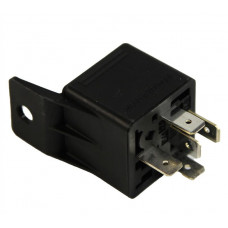 Реле 12V 5-ти контактне з кронштейном 30/20А BOSCH (у коробці)