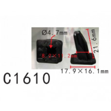 Кліпси C1610 утримувач бампера TOYOTA, LEXUS (5219722020, 52197-22020, 14830) ( уп. 100 шт.)