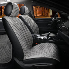 Накидки сидінь алькантара "Elegant" PALERMO Сірий Передні (700 203) (10шт./ящ.)