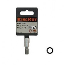 Головка з бітою шестригранною HEX 1/4" 37мм H 4 "KING ROY" (30616-H4) (5шт/уп)
