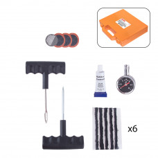 Набір для шин (Шило Штопор Шов Клей Манометр Наждачка) - 39од. - Штурмовик АС-122