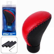 Ручка куліси червона/чорна 250132 RD