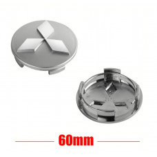 Ковпачки на титани "Mitsubishi" (60/53мм) Сірий XW0610-8