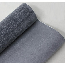 Тканина-Алькантара самоклеюча Сіра темна 1.45х15м H-08