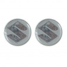 Наліпка силіконова "Suzuki" d=4см (2шт)