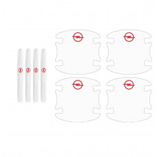 Плівка захисна для дверних ручок Opel силіконова прозора (8шт)