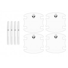 Плівка захисна для дверних ручок Renault силіконова прозора (8шт)