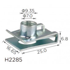 Скоба H2285 під гвинт L-25x16,65 D=8 універсальна M8 ( уп. 100 шт.)