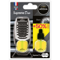 Освіжувач рідкий на обдув 2*7ml - "Aroma" - Supreme Duo Slim - Black (Блек)