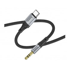 Аудіо кабель 3,5мм AUX-Type-C HOCO UPA26 Black