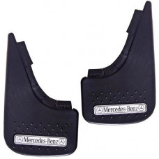 Бризковики малі "Mеrcedec-Benz" Серебренн. напис + М'який бриз-к із видавлен. шипами "Елегант(2шт)