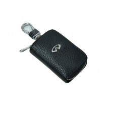 Чохол для ключів з карабіном Infiniti (Шкіра)