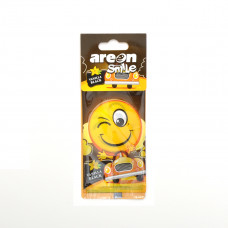 Освіжувач сухий лист - "Areon" - Smile Dry - Vanilla Black (Ваніль-Чорний) (10шт/360ящ.)