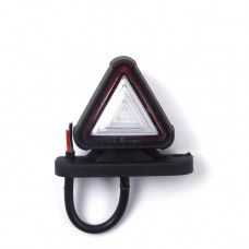 Габарит "ріжки" прямий 4,5*5,5см 12/24v міні-трикутний червоний+білий LED "ERCLK" MRT-304 (1шт)