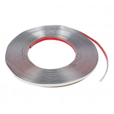 Молдинг хром 10х3мм - 30м - "Elegant" - EL 100189