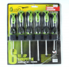 Набір викруток 6од. "Alloid" (НО-6Б) блістер + планка для кріплення