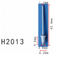 Заклепки H2013 металева Toyota,Ford,Opel (9026904051,90269A0006,6028434,E864164S,0164361) ( уп. 100