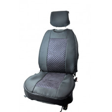 Майка чорна/РОМБ чорний передня автотканина "АвтоСвіт" "MAX" (Закритий бік та низ/2-а підгол./караб)