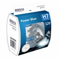 Лампа 12V H7 55W 4200K Power Blue "Brevia" (Box-2шт) (12070PBS) (9шт/уп)