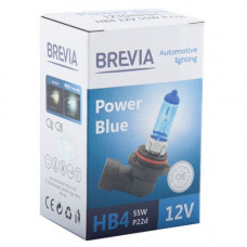 Лампа 12V HB4 55W 4200K Power Blue "Brevia" (1шт) (12104PBC) (10шт/уп)
