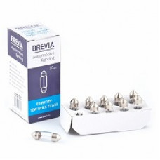 Лампа 12V (C10W) (31mm) "Brevia" (12313C) (уп.10шт)