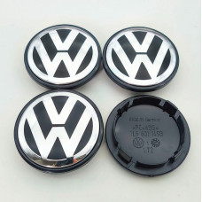 Ковпачки на титани "VW" (70/58мм) чорний 7L6601149B