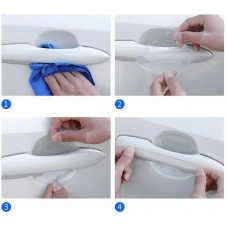 Плівка захисна для дверних ручок Skoda силіконова прозора (8шт)