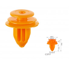 Кліпси C3717 обшивки дверей Ford, Lincoln (1946536, W718230S300) ( уп. 100 шт)