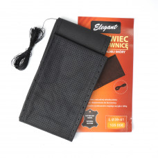 Чохол на кермо б/к шкіра "L" (39-40см) ВК голка+нитка 10.5см 4шва "Elegant" 105 008 39/41 перф