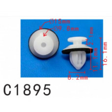 Кліпси C1895 обшивки дверей TOYOTA, LEXUS (90467-A0032, 90467A0032, 15827)( уп. 100 шт)