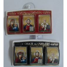 Ікона Трійця на присосці мала опукла (9,5/5,5)