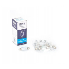 Лампа 12V (C18W) (44mm) "Brevia" (12318C) (уп.10шт)