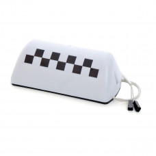 Фішка "ШАШКА" Біла з підсвічуванням на магніті (8шт/ящ)