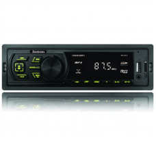 Автомагнітола Fantom FP-313 (Black/Green)/USB/SD//посил. кач.звука/Bluetooth 4x40W