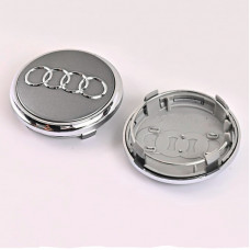 Ковпачки на титани "Audi" (77/67мм) сірий (4L0601170)