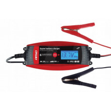 Зарядний пристрій імпульсний. 4А - 6-12V всі типи АКБ "Amio" 02088 Супер Акція!!!!