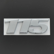 Емблема - напис "115" скотч 75х28 мм 2004-2011 WITO ( 639 817 0314)