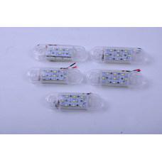 Габарит - білий - 90х25мм - 12/24V Led 9 діодів - "Thoc Auto" ТН-920 (5шт)