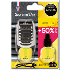 Освіжувач рідкий на обдув 2*7ml - "Aroma" - Supreme Duo Slim - Vanilla (Ваніль) (10шт/уп)