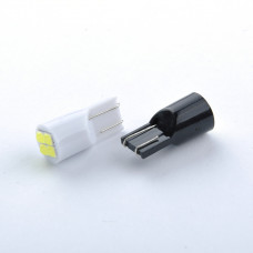 Світлодіод 12V Т10 Білий SMD 4 (3030) "10504" +120Lm (тип CREE) (1шт)