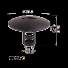 Гайки C3276 брызговика RENAULT, OPEL (7703081127, 20125) ( уп. 100 шт.)