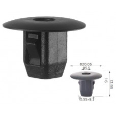 Кліпси C1269 під саморіз,крило бризговик,бампер Honda 90682SEA003 ( уп. 100 шт.)