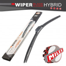 Двірник безкаркасний "Milex" "HYBRID" 16/400мм HP-W16400 (Адаптери А, В1, В2, В3, В8, С)