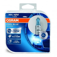 Лампа 12V H1 55W 4200K +20% Cool Blue "Osram" (Box-2шт) (64150 CBI-BOX) АКЦІЯ