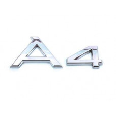 Емблема - напис "A 4" на багажник 2008> 85х35мм 8H08537412ZZ