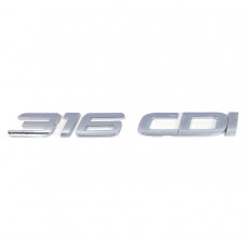 Емблема - напис "316 CDI" (Sprinter 14>) скотч 210х25 мм (906 817 6914)