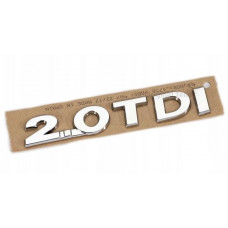 Емблема - напис "2.0 TDI" Passat 2015-2019 скотч 3G0853675A 2ZZ