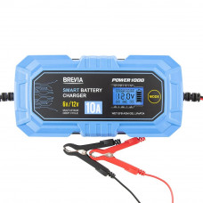 Зарядний пристрій імпульсний.10А - 6-12V всі типи АКБ "Brevia" 21000EP (10шт/ящ)