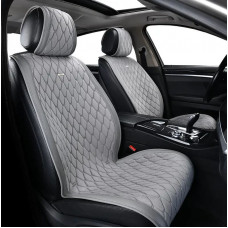 Накидки сидінь преміум класу велюр "Beltex" New York Сірий (grey) Передні BX84250