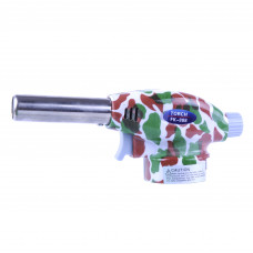 Газовий пальник з п'єзопідпалом Ø 17мм, довжина 66мм (2 режими полум'я) Камуфляж №888